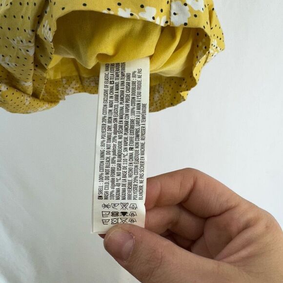 English factory puff sleeved ruched mini dress Size XS - Picture 9 of 11